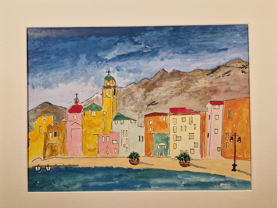 Image 1 of Pintura de acuarela Portofino