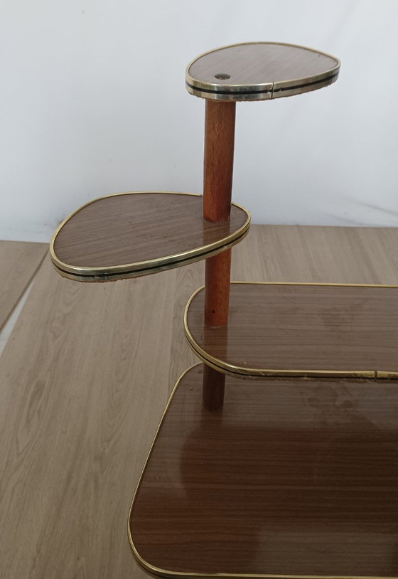 Zestiger Jaren Plantentafel – Metal, Wood (photo 8 of 8)