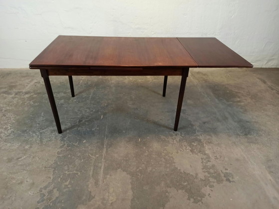 Table de salle à manger vintage extensible du milieu du siècle, Tables de salle à manger, Bois, Marron (photo 4 sur 15)