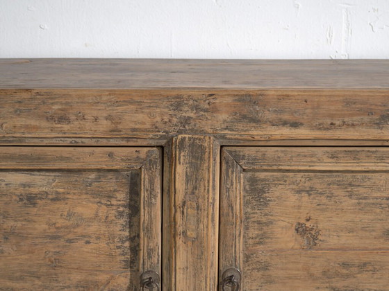 Antikes niedriges Sideboard aus Kiefernholz mit zwei Türen – China, ca. 1930 – Buffetschränke (photo 20 of 40)