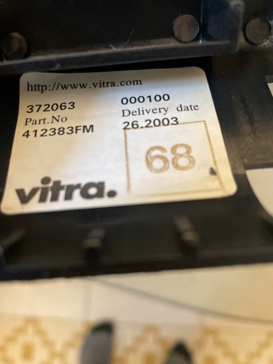 Image 1 of Vitra Eames EA 222 Soft Pad Black - Chroom