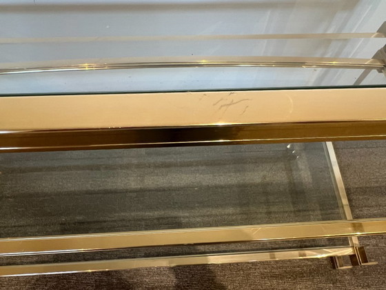 Image 1 of Pierre Vandel Paris vintage drie lagen etagere, tafel