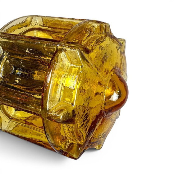 Image 1 of Vintage glass pendant lamp