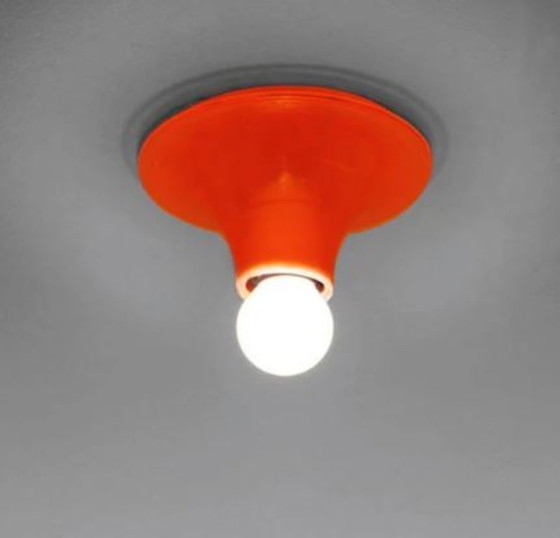 Image 1 of 3x Artemide Teti parete/soffitto arancione