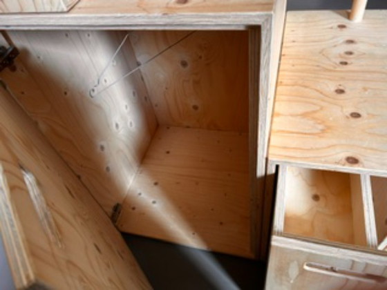 Alles in één: Prachtige hoogslaper met slimme kasten – Eenpersoonsbedden, Wood (photo 8 of 14)