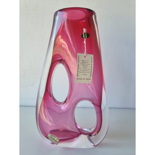 Artistic Vase by Adam Jabłoński, 1990s .