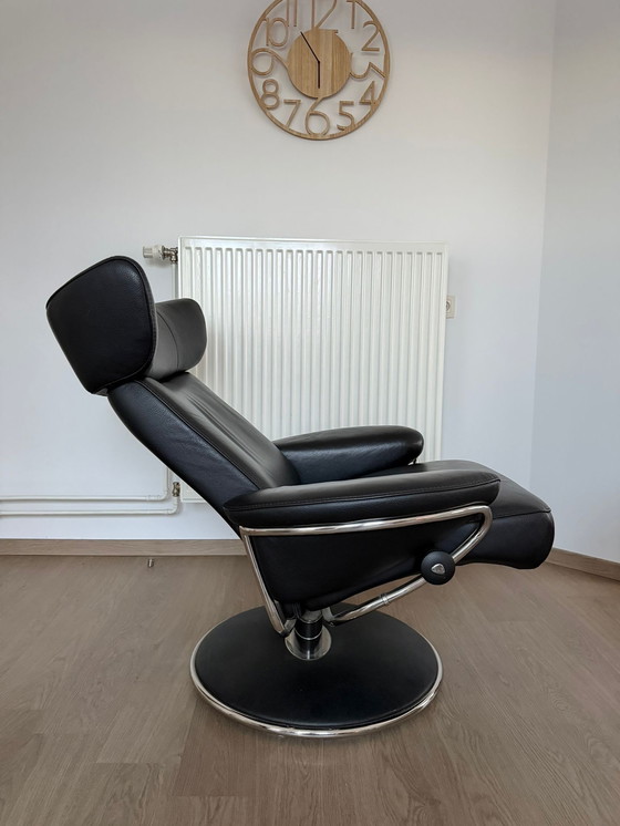 Image 1 of Sillón Stressless Design con reposapiés incluido (Jazz)