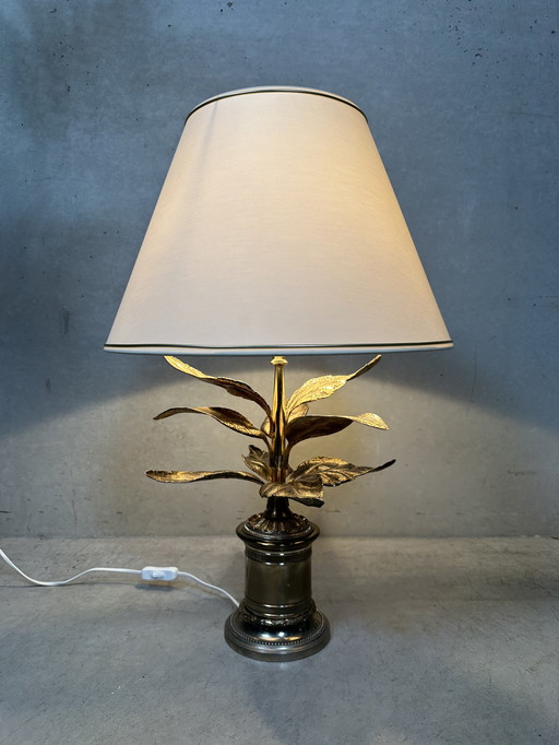 Vintage Hollywood Regency 'palm' table lamp