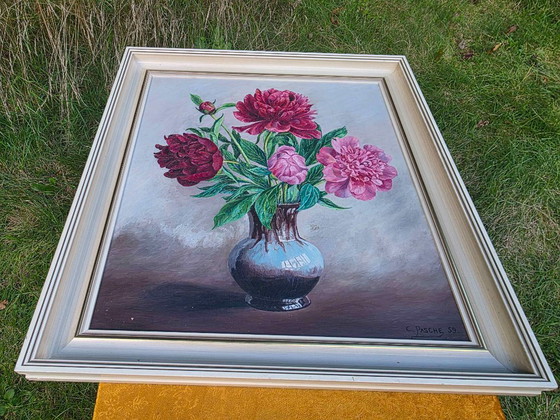 Original oil painting by the renowned Swiss painter Charles Pasche – Paintings & Drawings, Canvas (photo 4 of 16)