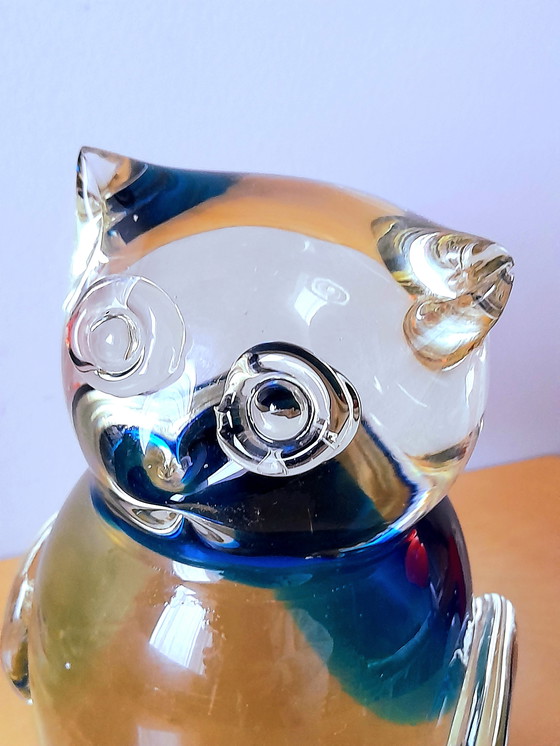Image 1 of Murano glazen uil