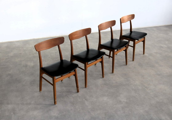 Image 1 of 4x vintage Farstrup dining chairs