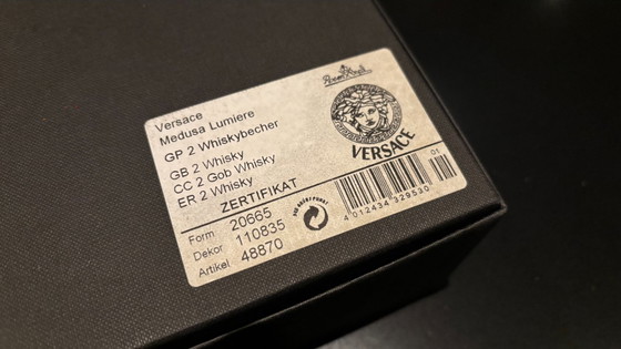 Image 1 of Set di bicchieri da whisky in cristallo Rosenthal Gianni Versace (nuovo)