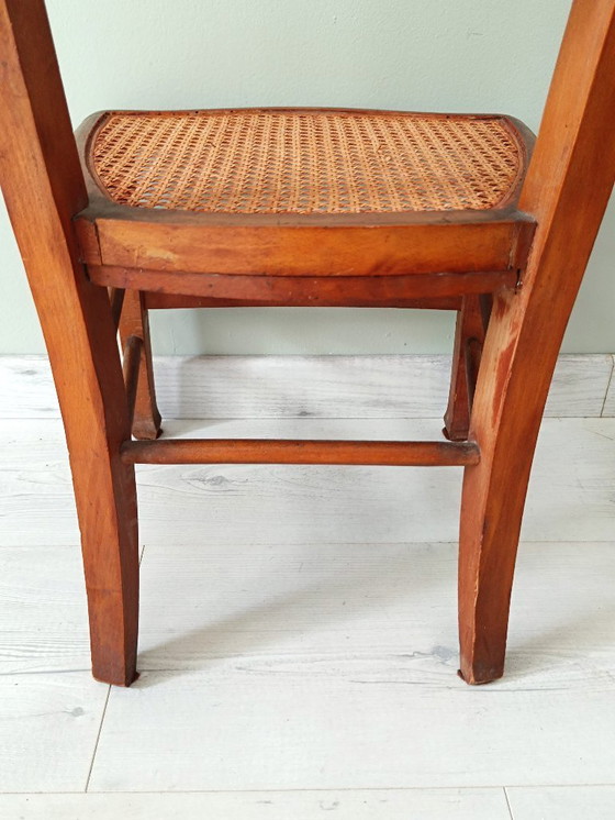 Image 1 of Caned nursery chair