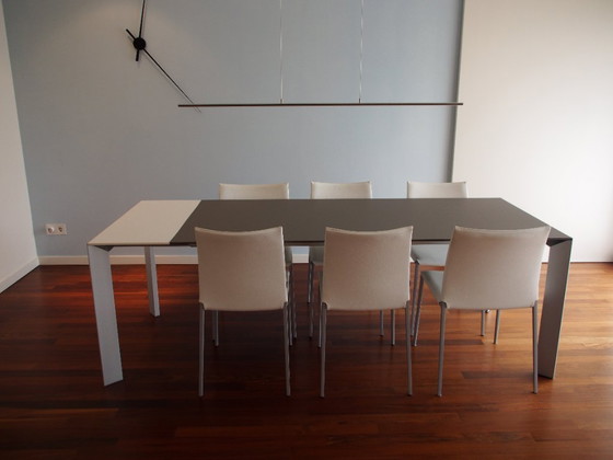 Image 1 of Sedia Lia Zanotta, ecofire bianco, base in alluminio - come nuova