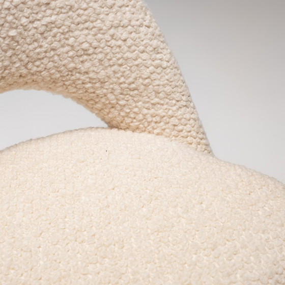 Image 1 of Model 72 Dining Chair in Beige Bouclé by Eero Saarinen for Knoll