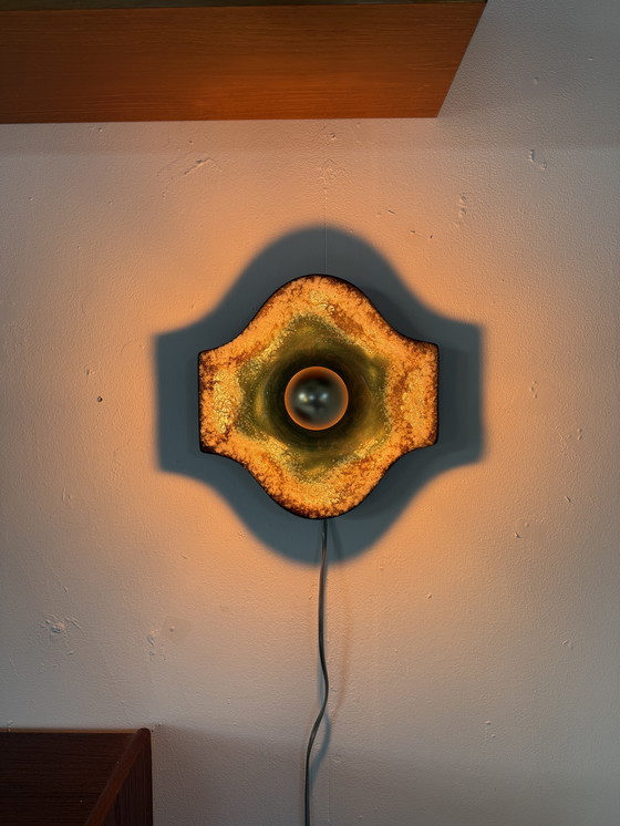 Image 1 of Applique vintage en céramique, Hustadt Leuchten '60