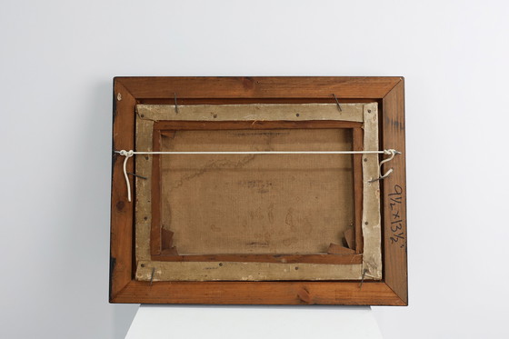 Image 1 of Nature morte vintage représentant un vase avec des fleurs, France ca. 1940