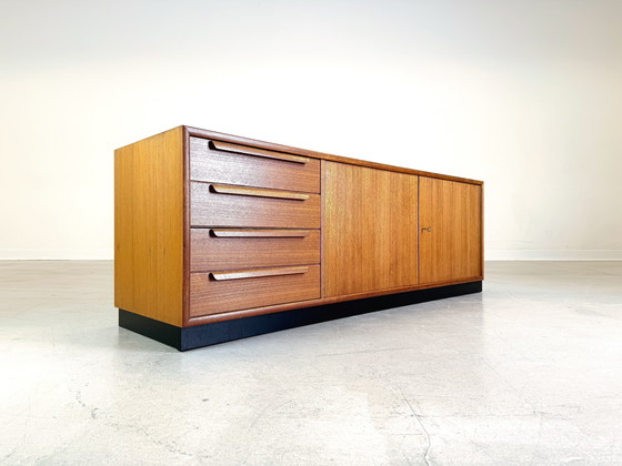 Image 1 of Mid Century Wk Meubilair Teak Dressoir Kastplank Vintage