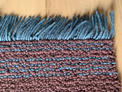 Carpet sign floor rug aubergine