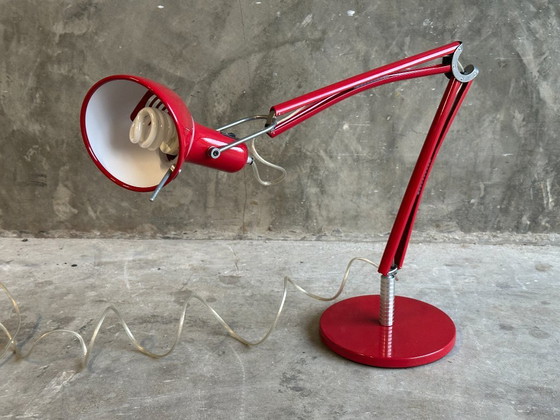 Image 1 of Lumina Naomi Tischleuchte Rot | Italienisches Design | Verstellbar
