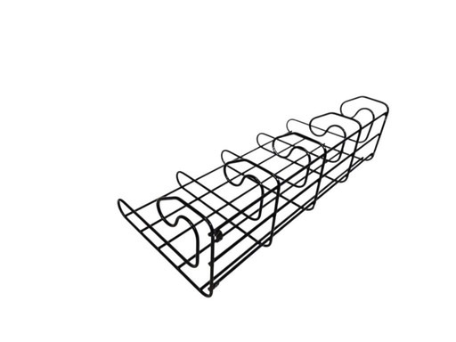 Vintage - Ikea - modelo Frän - perchero de alambre negro - estilo Tomado Pilastro - años 90