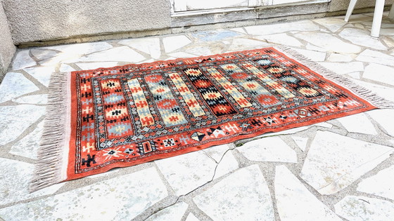 Image 1 of Vintage silk and cotton rugs