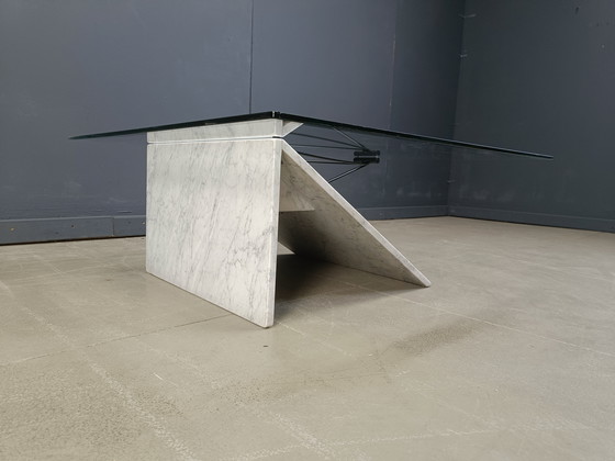 Image 1 of Postmodern Italian Marble Coffee Table, 1980s
