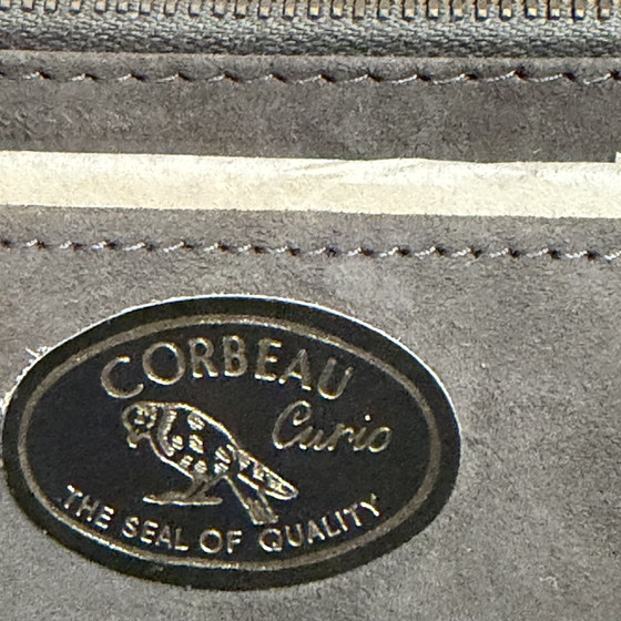 Image 1 of Borsa a tracolla vintage Corbeau Curio in pelle e pelo di cavallino – Nuova
