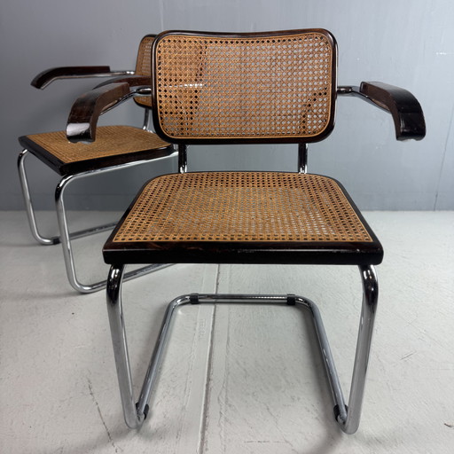 2 chaises Bauhaus vintage Pander B64