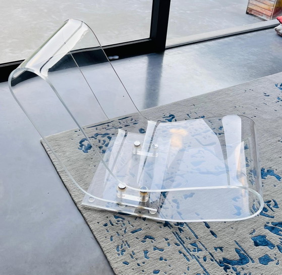 Image 1 of Maarten Van Severen LCP Lounge Chair – Kartell – anni '90 – Trasparente