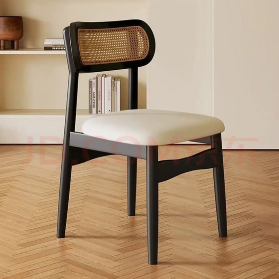 Image 1 of Solid Wood Chair Asian style– Multiple Color Options Available