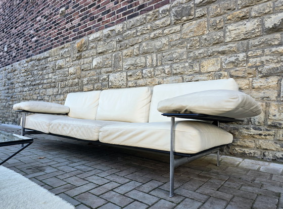 Image 1 of B B ITALIA DIESIS SOFA DAYBED VINTAGE JAREN 60 70 80 ZITSET LEREN SOFA BANKJES BANK