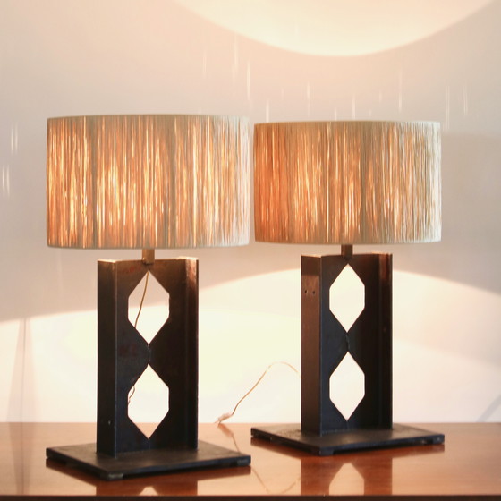 Image 1 of Brutalist "Totem" lamps