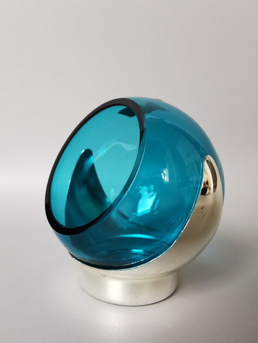 Quist retro spage age globe ashtray pin tray bowl with label