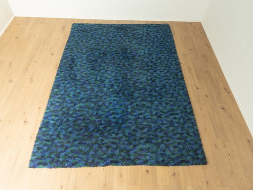 Tappeto a pelo lungo anni '70, 50 x 350 cm, Vintage