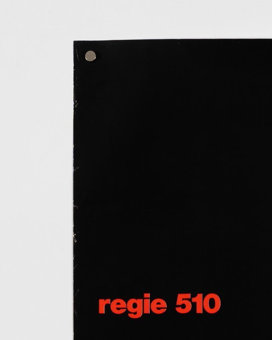 Image 1 of Braun regie 510 – 1972 – Originele vintage reclameposter van Dieter Rams – Mid-Century Modern – 84,1 x 59,4 cm A1