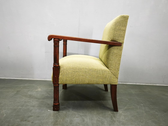 Art-déco-Sessel aus Buchenholz, Tschechoslowakei, ca. 1935–1945 – Wood (photo 5 of 14)