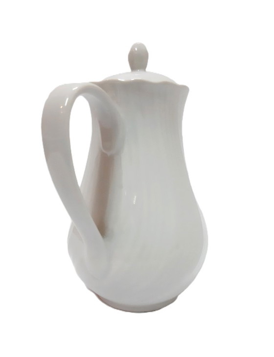 Image 1 of Vintage porcelain jug with lid, porcelain pitcher