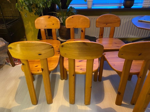 Vintage stoelen van Rainer Daumiller 