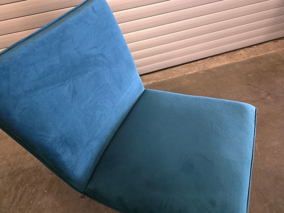 Image 1 of 1x poltrona in velluto blu