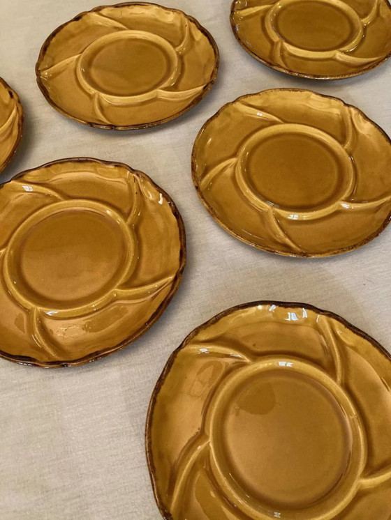 Image 1 of 6 piatti divisi, terracotta dell'Alta Provenza