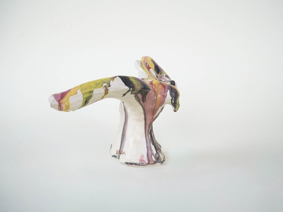 Image 1 of Sculpture d'oiseau en céramique, design italien, années 1970, fabricant : F. Ferroni