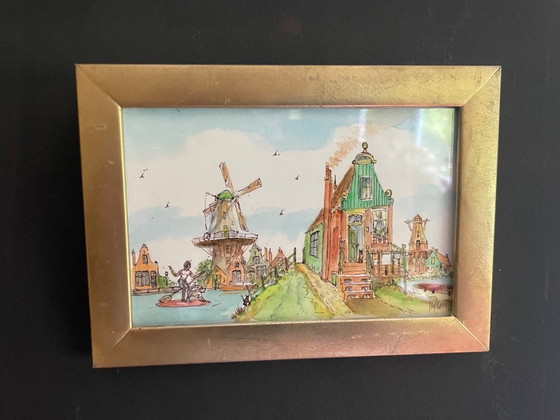 Image 1 of 🎨 Cuadros en miniatura originales pintados a mano