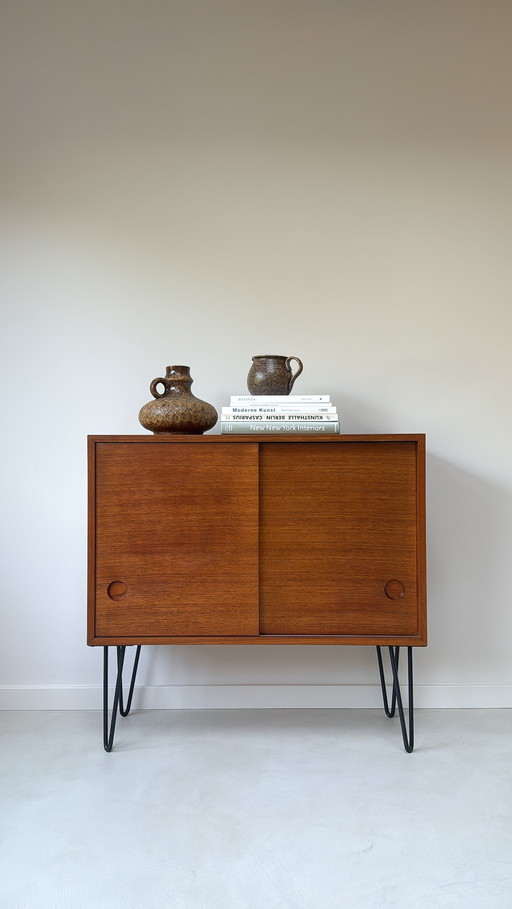 Teak wooden two door cabinet