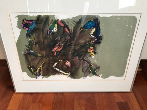 Image 1 of Belle lithographie Pavel Roučka 66 x 41