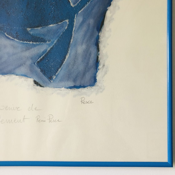 Image 1 of Litografia "coppia di pesci" di Rémi Pesce