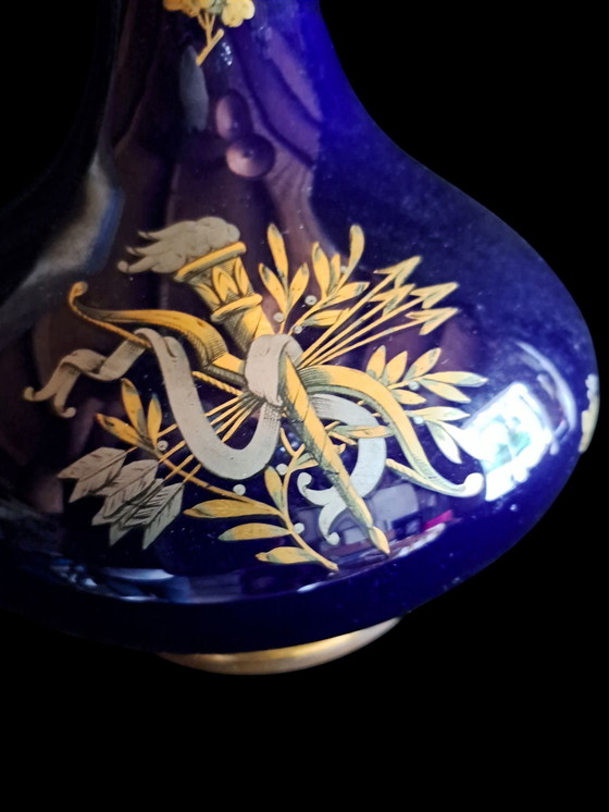 Image 1 of Vaso blu oro Ucraina 1970