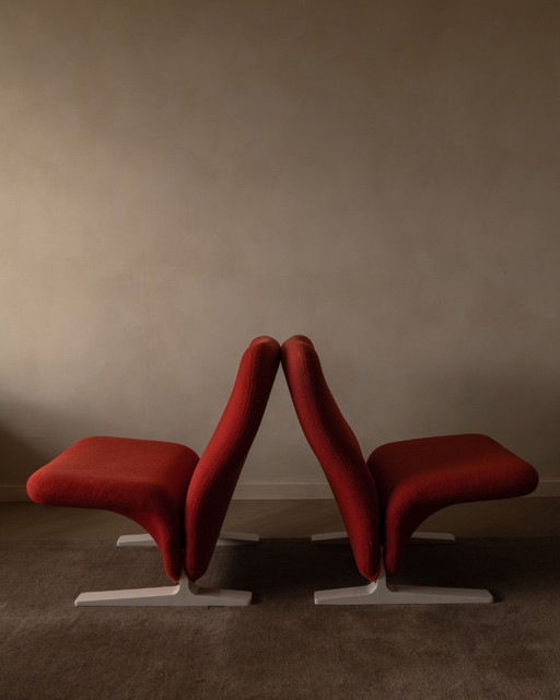 Set aus 2 Pierre Paulin „Concorde“ F780 Lounge-Sesseln für Artifort – 1960er Jahre