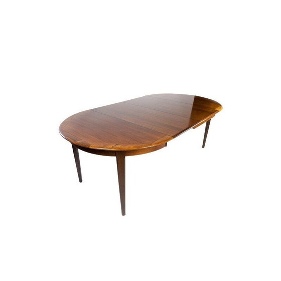 Image 1 of Vintage rosewood dining table with two extension plates, Denmark 1960