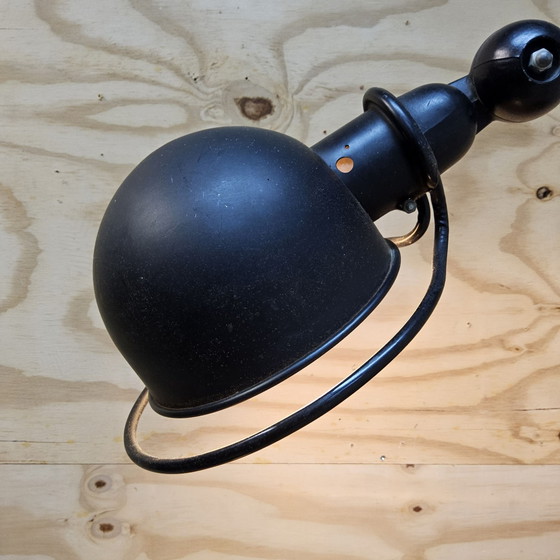 Vintage Jielde industrial adjustable factory lamp / work lamp / desk lamp (matte black), Table lamps, Metal (photo 5 of 15)